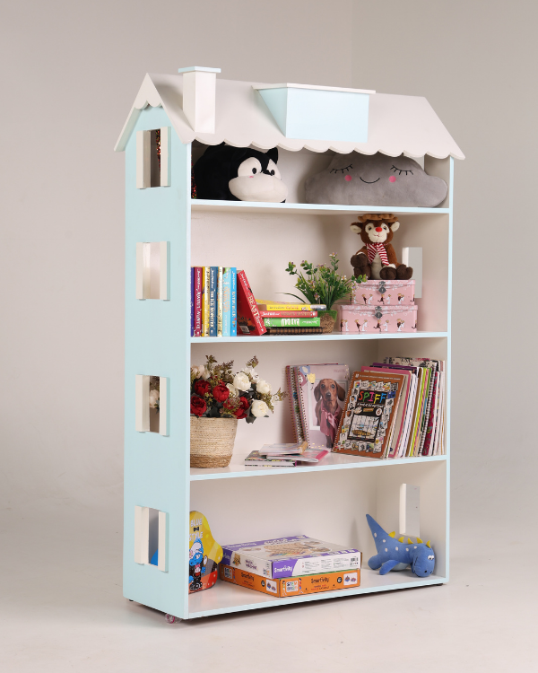 From bedtime stories to building blocks: Bookshelves for growing minds