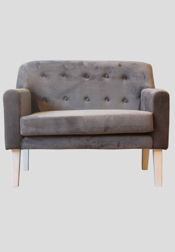 Luxury velvet sofa set in modern design