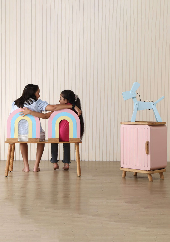 Rainbow Design Kids Bench Chair