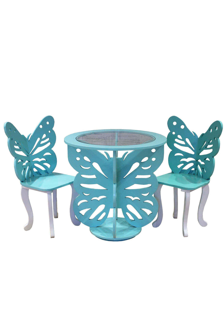 Exquisitely crafted butterfly-themed chairs