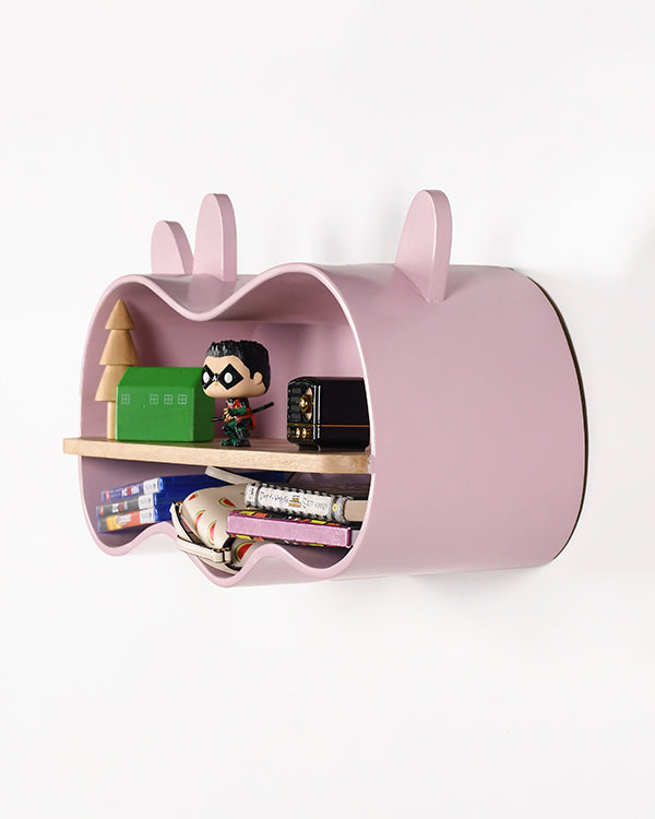 Wooden caterpillar bookshelf for toys and books