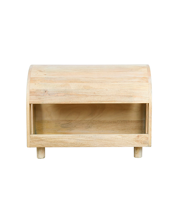 Mango wood book organizer for nursery