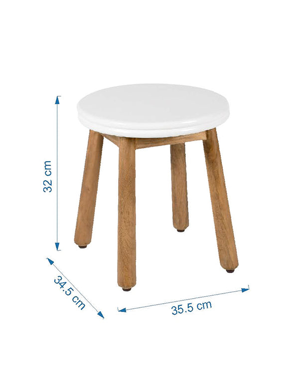 Lightweight kids sitting stool handcrafted