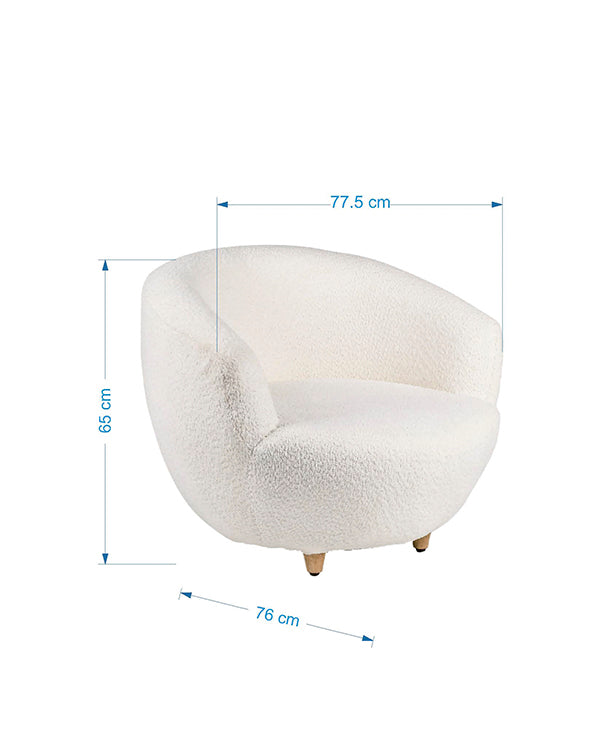 Comfortable and durable kids lounge chair by Nazraana Kids