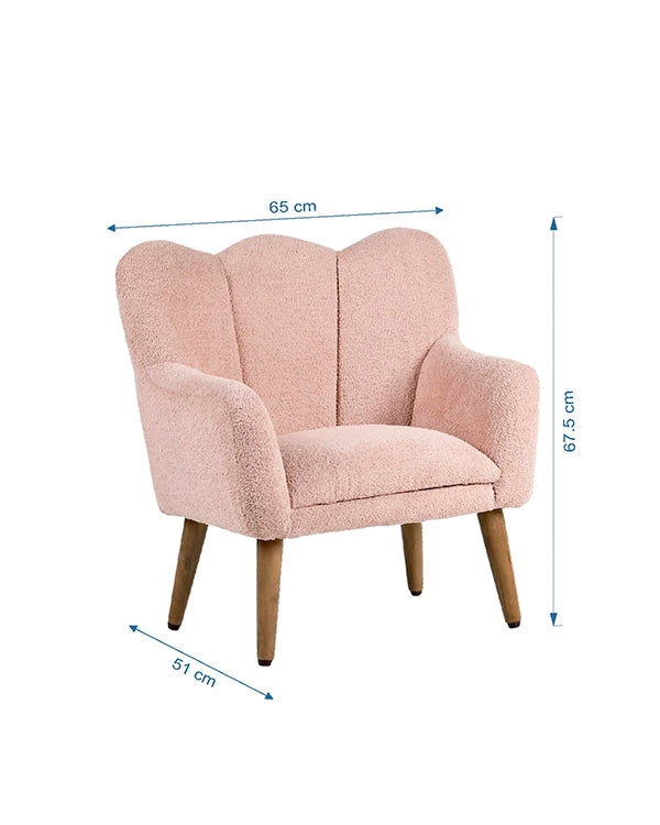 Brookley fabric kids room accent chair