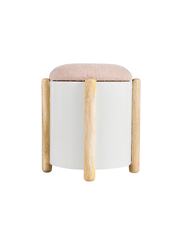 Lightweight kids seating and storage stool