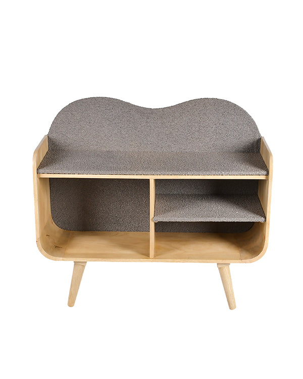 Stylish bookshelf for living room and nursery