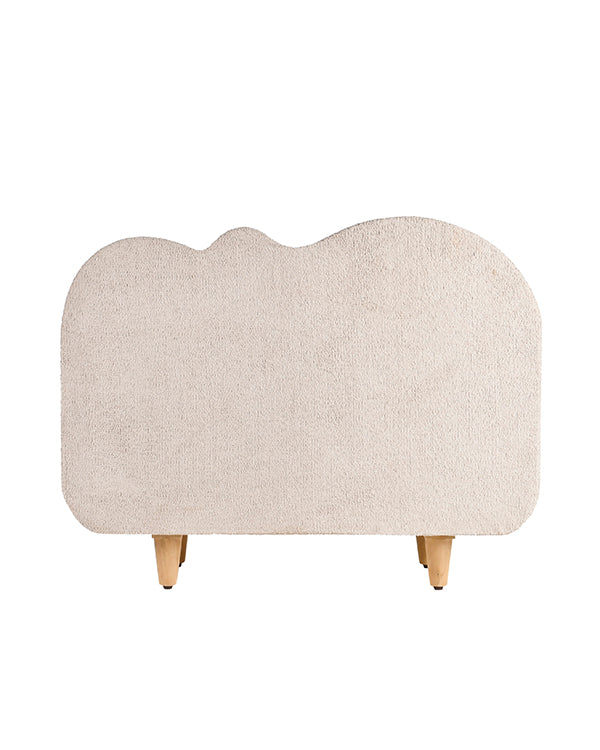 Modern storage shelf for living room or nursery