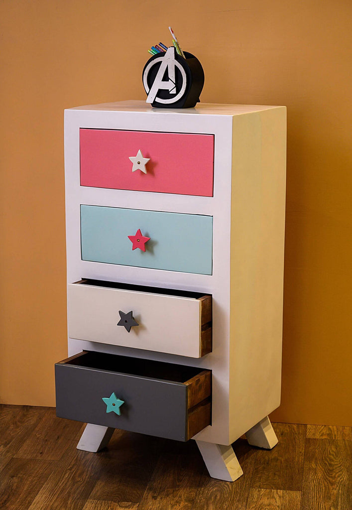 Cute and colorful chest of drawers for children's room