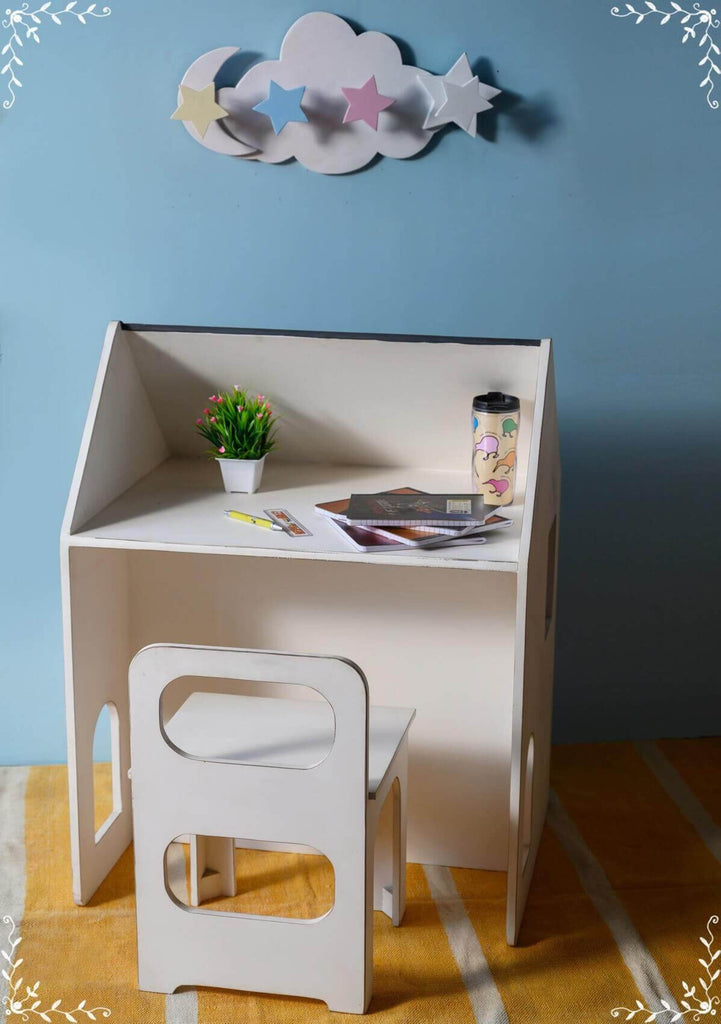 Unique Hut Designed Study Table and Chair Set