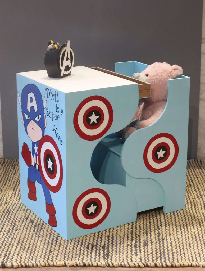 Spacious Tabletop with Marvel Captain America Design