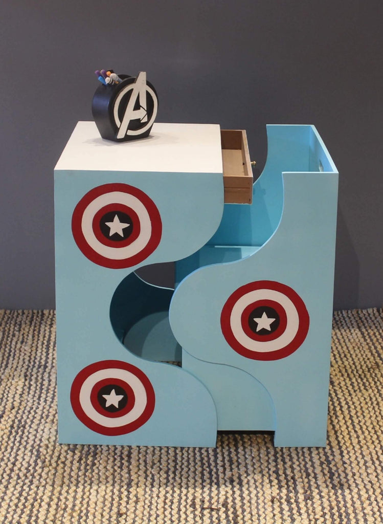 Captain America Shield Design on Combo Set Sides