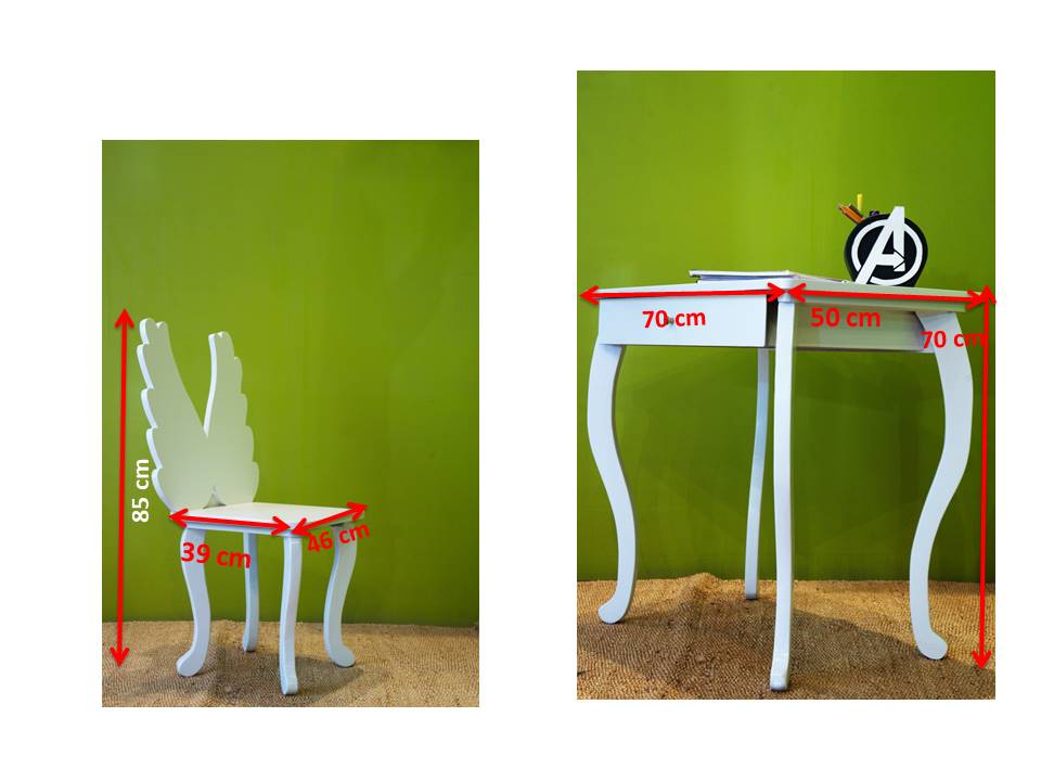 Adorable study chair and table for kids